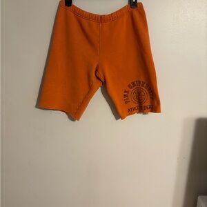 PINK Victoria's Secret Orange Athletic Shorts